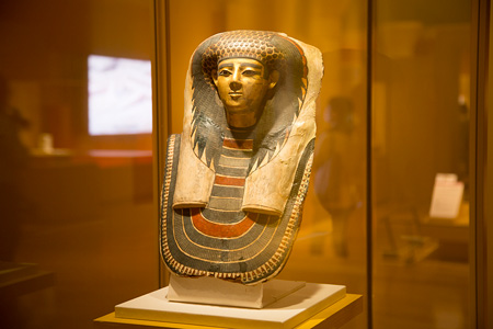 クレオパトラとエジプトの王妃展、2015年7月内覧会にて撮影