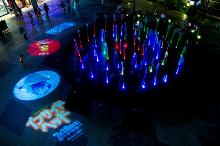 2015年7月16日撮影,オリジナル,ソラマチ噴水ショー