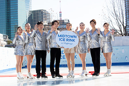 東京ミッドタウンのアイススケート
