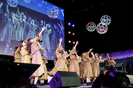 日向坂46×ドローン