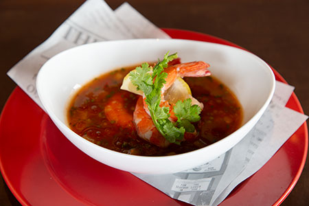 シュリンプスパイシートマトスープの画像