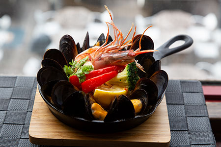 ムール貝のガーリックマサラグリルの画像