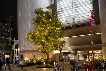 bunkamura、クリスマス装飾