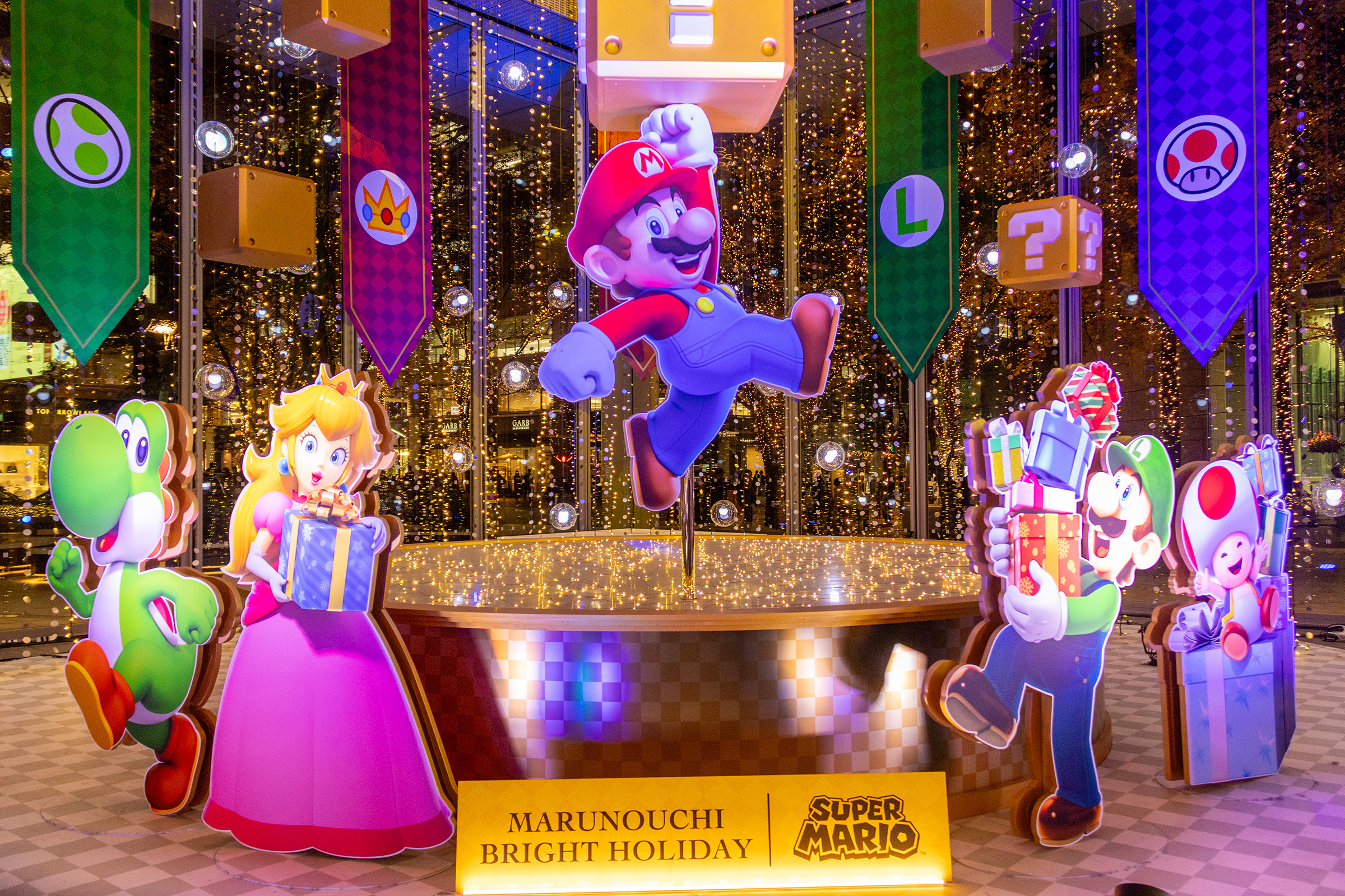 丸ビルのクリスマス写真