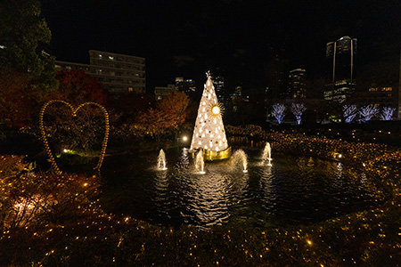 六本木ヒルズのイルミネーション画像
