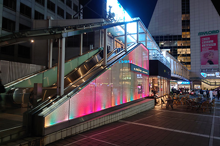 新宿サザンテラスのイルミネーションの画像