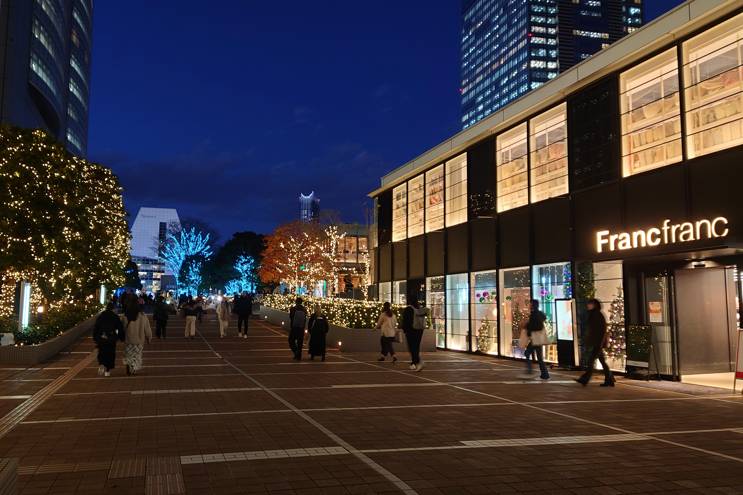 新宿テラスシティ,モザイク通り,サザンテラス,撮影,イルミネーション