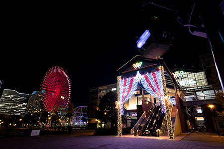 2016年12月撮影、横浜ワールドポーターズ